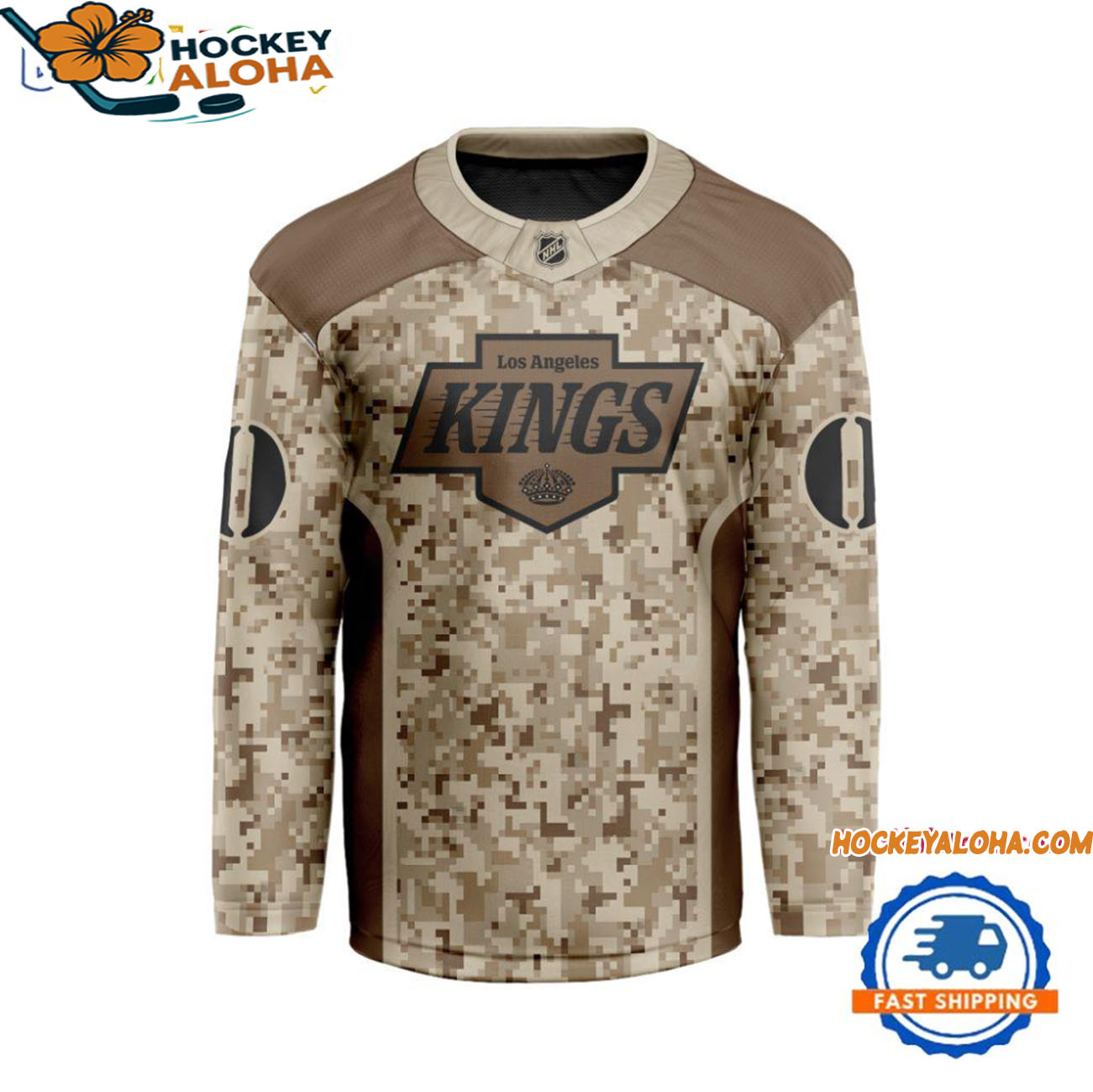 Los Angeles Kings Special Veterans Military Desert Camouflage Design Hockey Jersey Los Angeles Kings Special Veterans Military Desert Camouflage Design Hockey Jersey