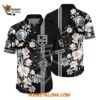 Los Angeles Kings Tropical Hepatica Floral Pattern Summer Hawaiian Shirt 1