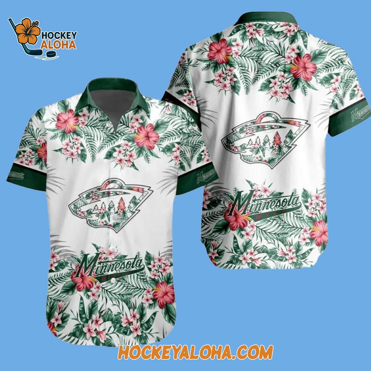 Minnesota Wild Team Beach Vibe Summer Hawaiian Shirt Minnesota Wild Team Beach Vibe Summer Hawaiian Shirt