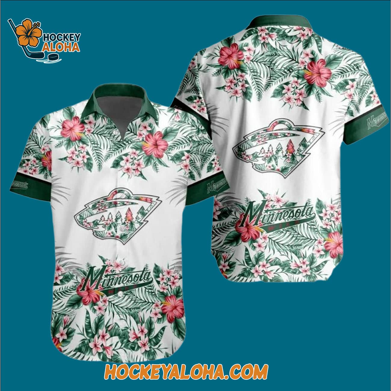 Minnesota Wild Team Beach Vibe Summer Hawaiian Shirt Minnesota Wild Team Beach Vibe Summer Hawaiian Shirt