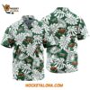 Minnesota Wild Tropical Leafs Design Hawaiian Shirt 1
