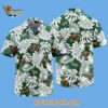 Minnesota Wild Tropical Leafs Design Hawaiian Shirt 2