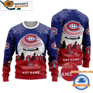 Montreal Canadiens Hockey New Design Litmited Ugly Sweater Custom Name