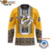 Nashville Predators Personalized Native American Hockey Jersey 1