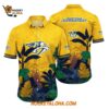 Nashville Predators Tropical Forest Motifs Summer Hawaiian Shirt 1