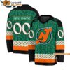 New Devils Special Stpatricks Day Design Hockey Jersey