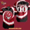 New Jersey Devils Grateful Dead Tie dye Hawaiian Button Shirt 4