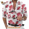 New Jersey Devils Special Hockey Long Sleeve Hawaiian Button Shirt 1