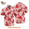 New Jersey Devils Tropical Leafs Design Hawaiian Shirt 1