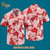 New Jersey Devils Tropical Leafs Design Hawaiian Shirt 3