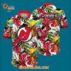 New Jersey Devils Tropical Parrot Pattern Summer Hawaiian Shirt 3