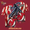 New Jersey Devils With American Flag Pattern Summer Hawaiian Shirt 4