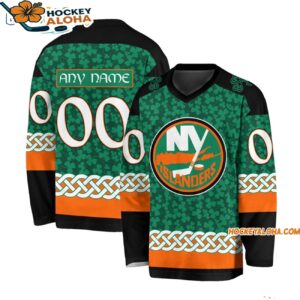 New York Islanders Special Stpatricks Day Design Hockey Jersey
