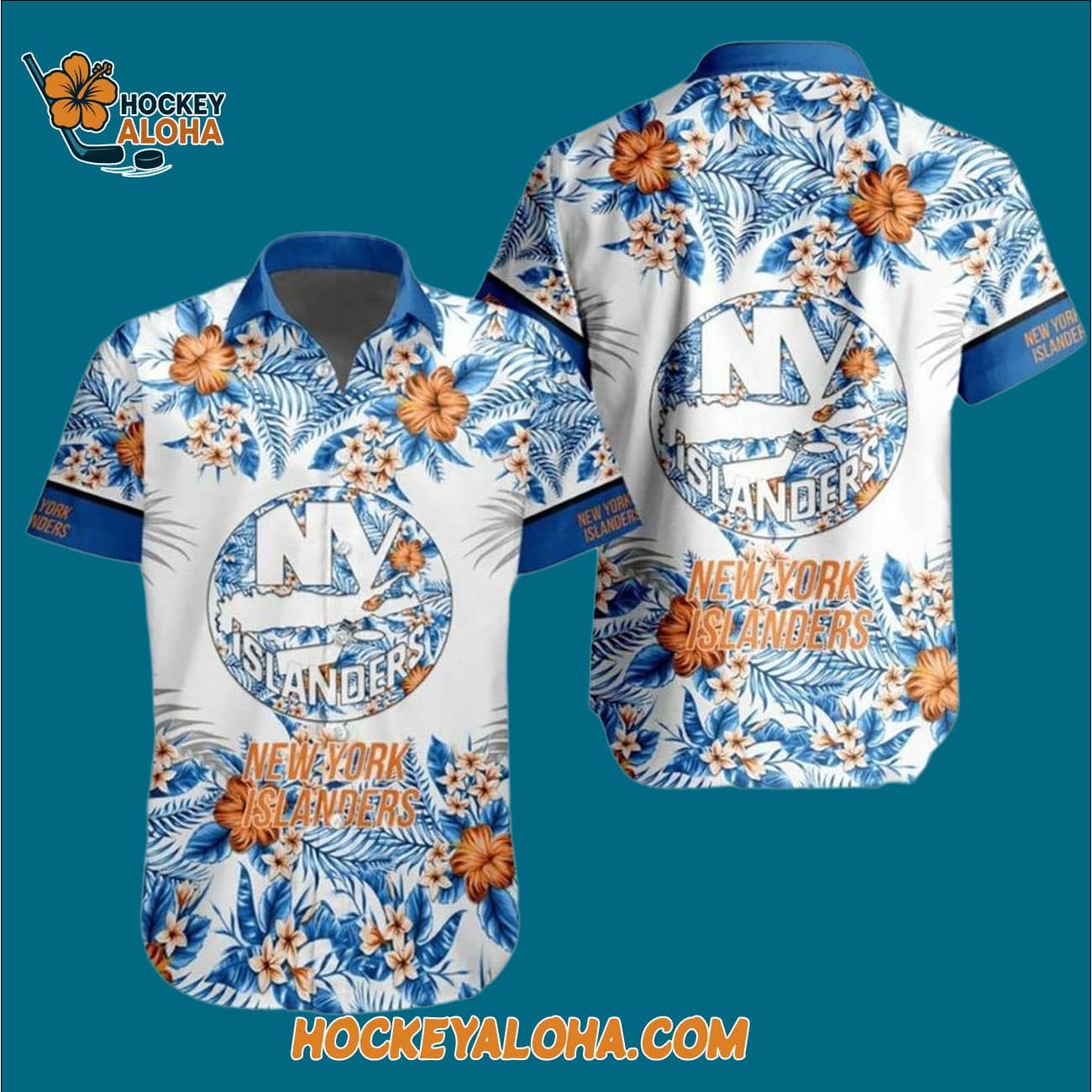 New York Islanders Team Beach Vibe Summer Hawaiian Shirt New York Islanders Team Beach Vibe Summer Hawaiian Shirt