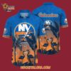 New York Islanders Tropical Flamingo Pattern Summer Hawaiian Shirt 4