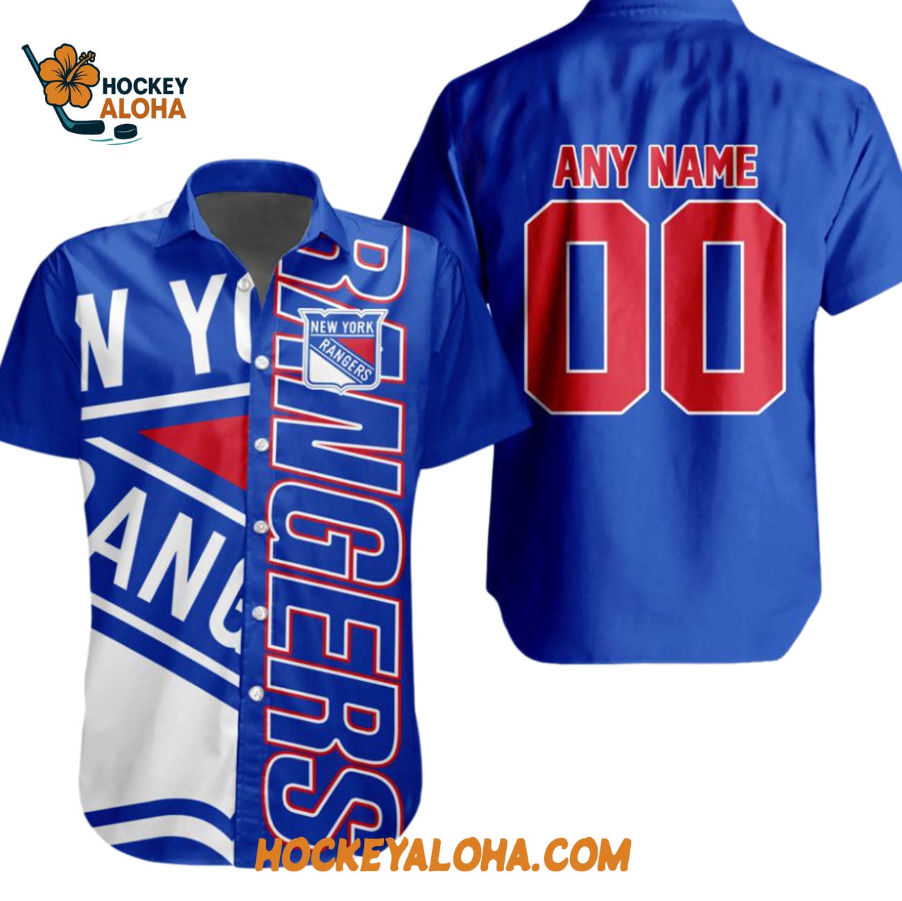 New York Rangers New Design Hockey Team Button Shirt Hawaiian Button Shirt New York Rangers New Design Hockey Team Button Shirt Hawaiian Button Shirt
