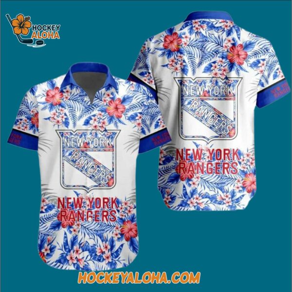 New York Rangers Team Beach Vibe Summer Hawaiian Shirt 3