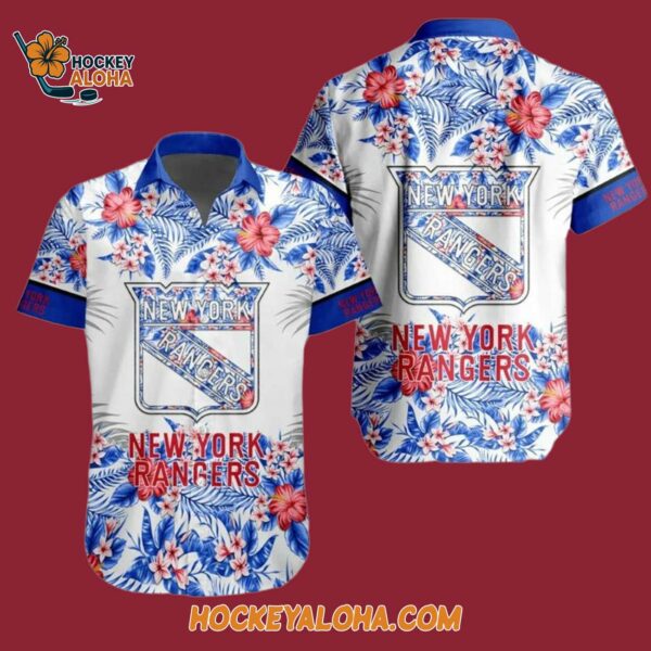 New York Rangers Team Beach Vibe Summer Hawaiian Shirt 4