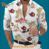 Ottawa Senators Special Hockey Long Sleeve Hawaiian Button Shirt 3
