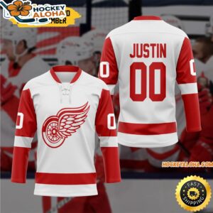 Personalized Detroit Red Wings For Fanss Hockey Jersey