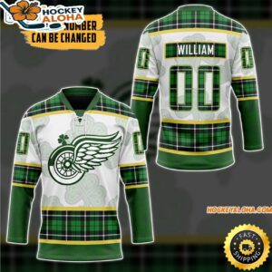 Personalized Detroit Red Wings St Patrick Days Conceptss Hockey Jersey