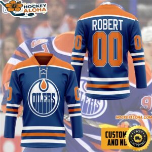 Personalized Edmonton Oilers For Fanss Hockey Jersey