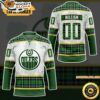 Personalized Edmonton Oilers St Patrick Days Hockey Jersey