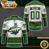 Personalized Minnesota Wild St Patrick Days Hockey Jersey