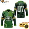 Personalized Montreal Canadiens Hockey Jersey 2025 St Patrick Days Hockey Jersey
