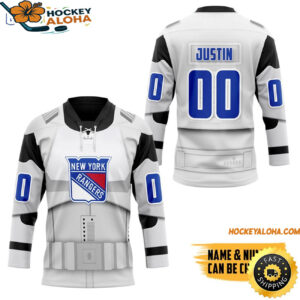 Personalized Sw X New York Rangers May The 4th Be With Yous Hockey Jersey
