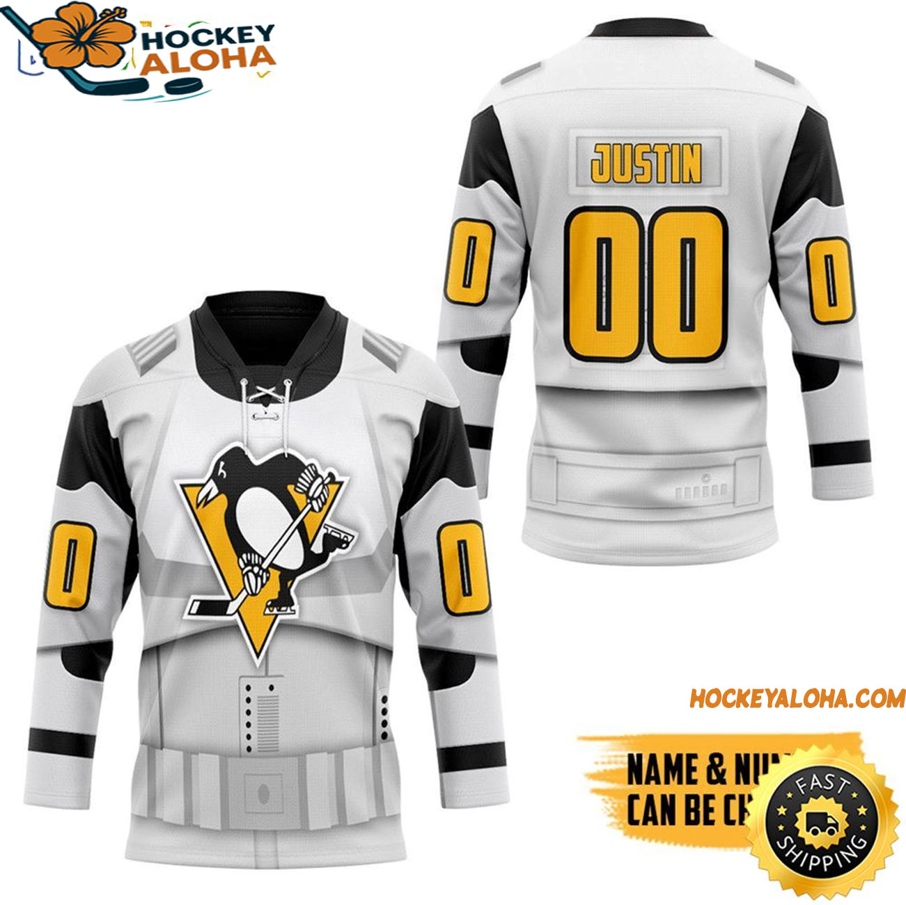 Personalized Sw X Pittsburgh Penguins May The 4th Be With Yous Hockey Jersey Personalized Sw X Pittsburgh Penguins May The 4th Be With Yous Hockey Jersey