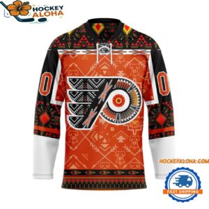 Philadelphia Flyers Personalized Native American Hockey Jersey 1