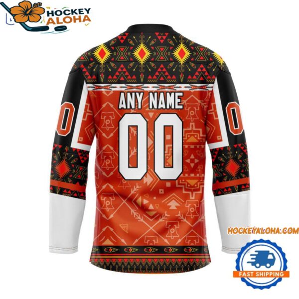 Philadelphia Flyers Personalized Native American Hockey Jersey 2