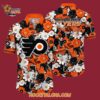 Philadelphia Flyers Tropical Begonia Flower Pattern Summer Hawaiian Shirt 4