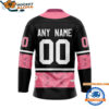 Pittsburgh Penguins In October We Wear Pink Breast Cancer Design Hockey Jersey 2