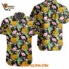 Pittsburgh Penguins Special Flamingo Hawaiian Button Shirt 1