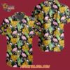 Pittsburgh Penguins Special Flamingo Hawaiian Button Shirt 4