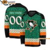 Pittsburgh Penguins Special Stpatricks Day Design Hockey Jersey
