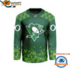 Pittsburgh Penguins Stpatricks Day New Design Patricks Day Hockey Jersey 1