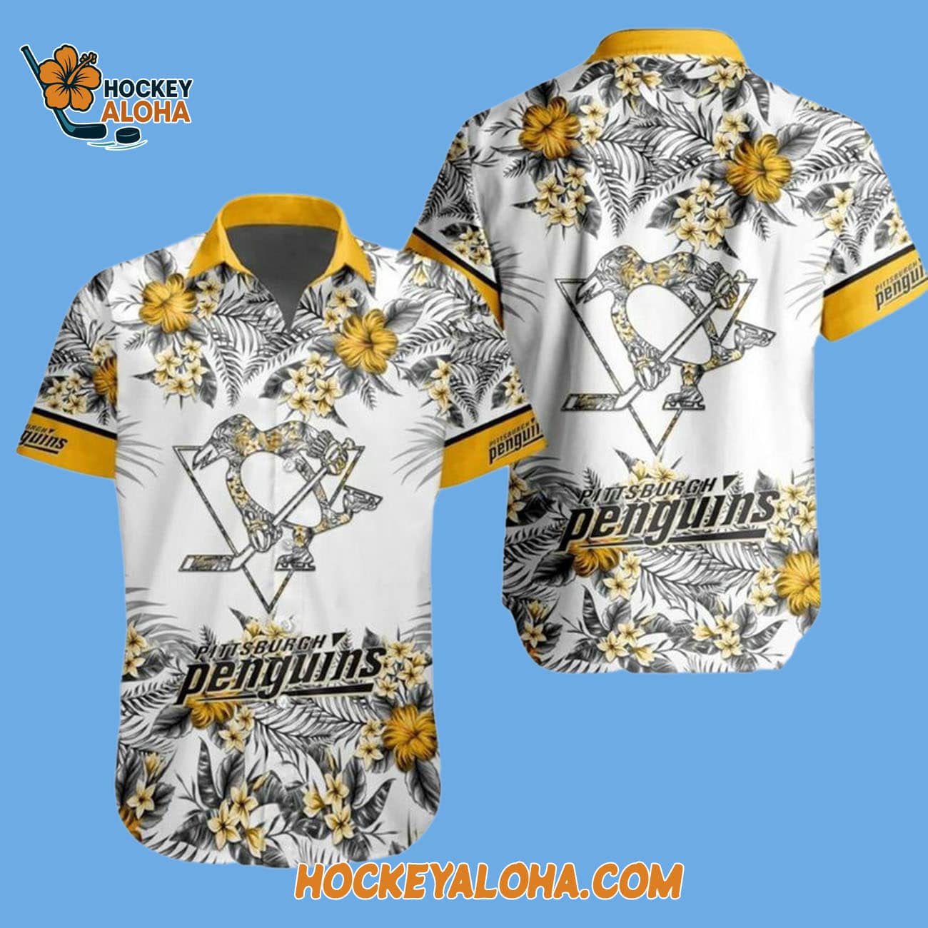 Pittsburgh Penguins Team Beach Vibe Summer Hawaiian Shirt Pittsburgh Penguins Team Beach Vibe Summer Hawaiian Shirt