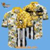 Pittsburgh Penguins Tropical Hat And Glasses Pattern Summer Hawaiian Shirt 2