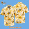 Pittsburgh Penguins Tropical Leafs Design Hawaiian Shirt 2