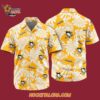 Pittsburgh Penguins Tropical Leafs Design Hawaiian Shirt 4