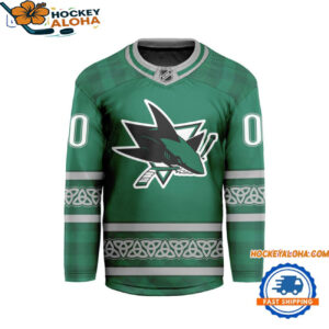 San Jose Sharks For Stpatricks Day Limited New Hockey Jersey 1