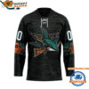San Jose Sharks Personalized Native American Hockey Jersey 1