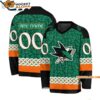 San Jose Sharks Special Stpatricks Day Design Hockey Jersey
