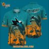 San Jose Sharks Tropical Flamingo Pattern Summer Hawaiian Shirt 3