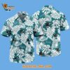 San Jose Sharks Tropical Leafs Design Hawaiian Shirt 2