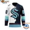 Seattle Kraken Home Mix Away New Design Hockey Jersey 1