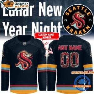 Seattle Kraken Lunar New Year Night Limited Edition Hockey Jersey